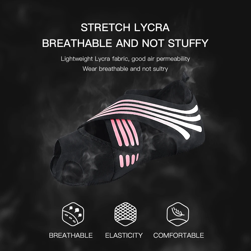 Women Socks Non-Slip Gym Yoga Shoes Flat Anti-Slip Sole Ballet Fitness Dance Shoes Pilates Yoga Socks Calcetines Mujer