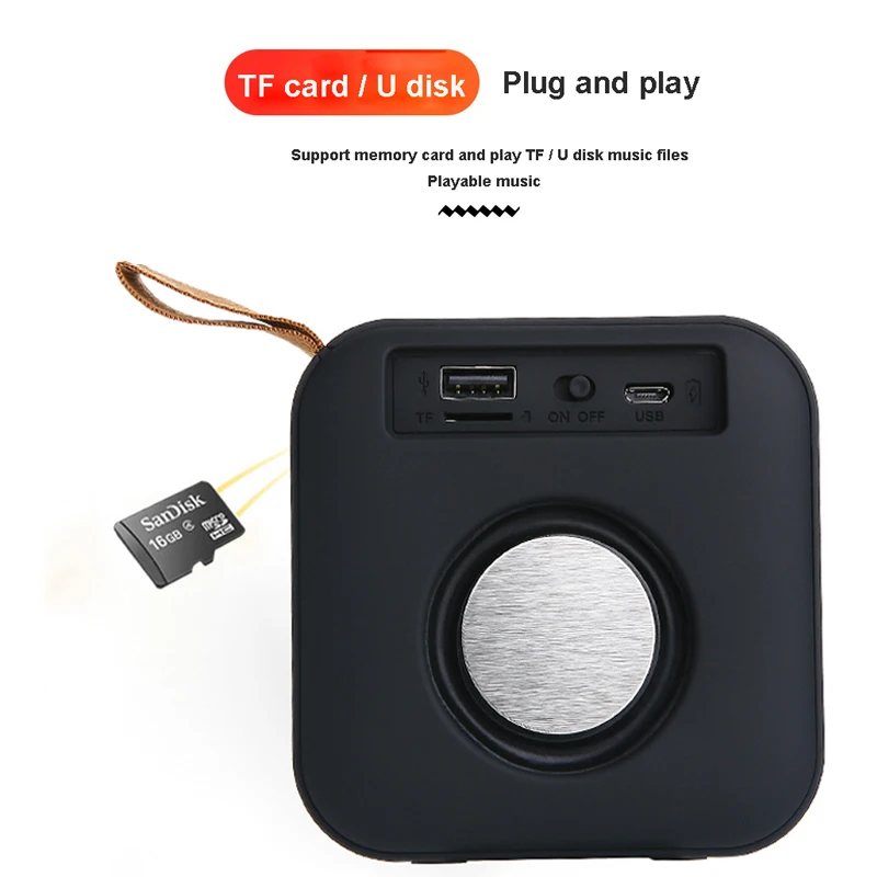 Bluetooth Speaker Music Portable Speakers Sound System Column Surround Stereo Outdoor Speaker with FM TF Card Bluetooth Speaker Music Portable Speakers Sound System Column Surround Stereo Outdoor Speaker with FM TF Card