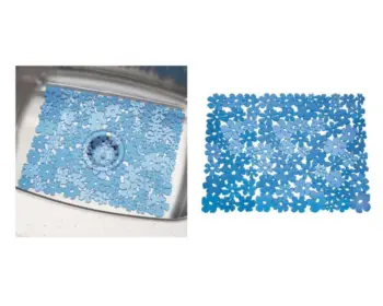 

Floral Washbasin Washbasin Slip And Dish Dryer, Blue