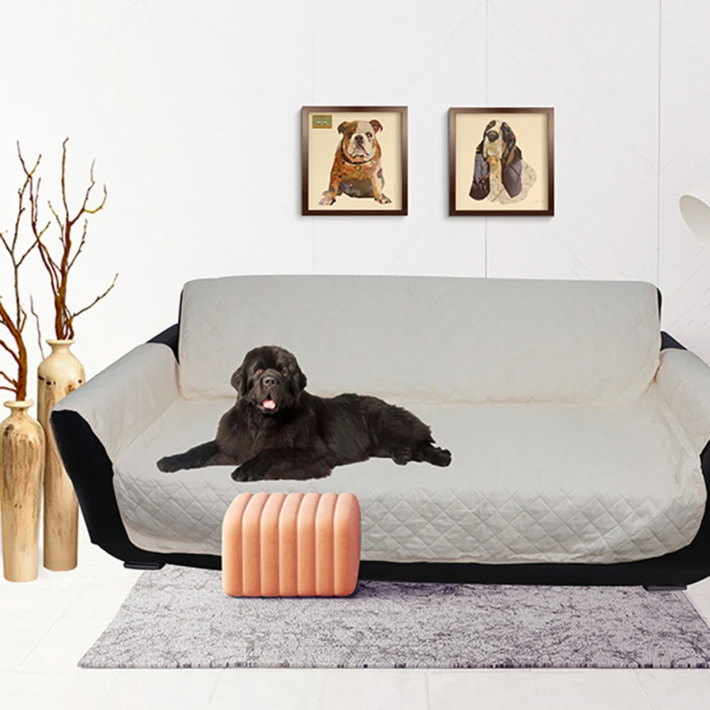 

Non-stainy Waterproof Sofa Removable Pet Dog Kid Mat Armchair Furniture Protector Washable Armrest Couch Slipcovers 2/3 Seat