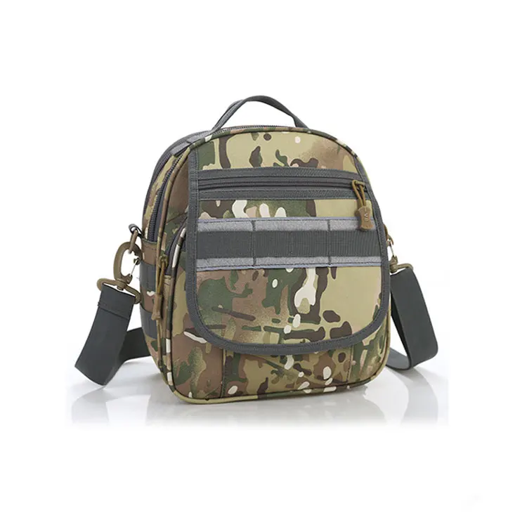 Тактическая наплечная сумка, спортивная сумка, военная, Molle, EDC, сумка, камуфляж, нейлон, для улицы, для пеших прогулок, велосипедная сумка, диагональная, поперечная, сумка для камеры - Цвет: CP