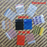 100Pcs Mini Zip lock Bags Cheaper Small Plastic Zipper Bag Ziplock Bag Plastic Packaging Bags Ziplock Pill Packaging Pouches 1