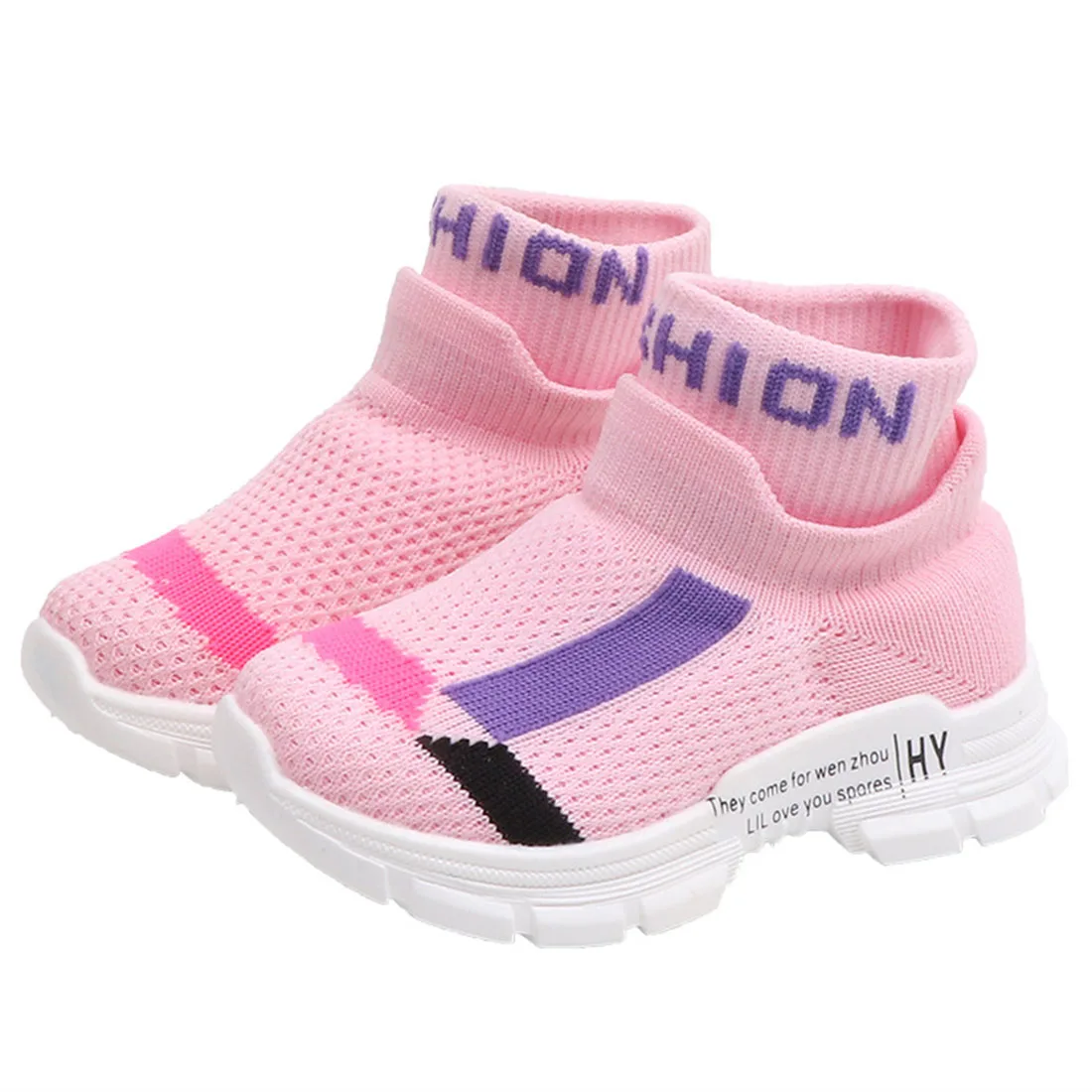 Daclay Kids Shoes Boys Girls Sneakers Casual Knitted Children's Shoes Breathable Winter Autumn Wear for Kids and Child