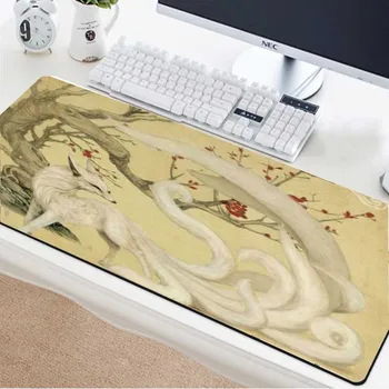 

Yuzoan Cute Fox Pattern Animal Mouse Pad Creative Pet Print Game Console PC Program Computer Comfortable Big Mouse Table Mat
