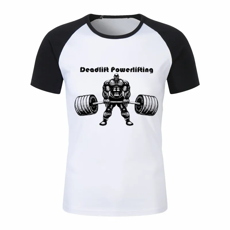 HCP4201D-black Мужская футболка Gymmer Deadlift Powerlifting для тренировок и фитнеса, Летняя короткая Повседневная футболка Hipster, одежда унисекс - Цвет: HCP4201D-black