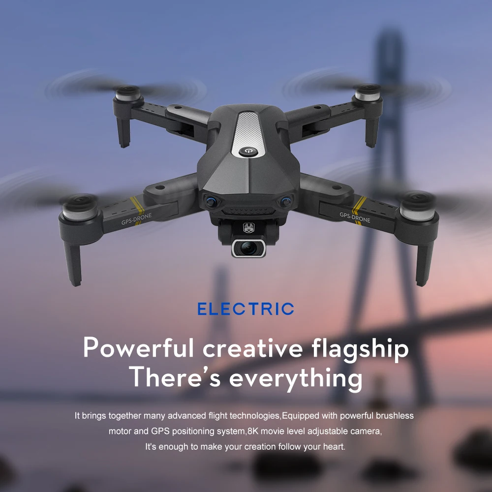 Drone K80 PRO GPS con Cámara para Adultos 4K//8K UHD FPV Cuadricóptero con Retorno Automático a Casa Sígueme Funciones de Puntos de Paso Incluye 2//3 Baterías Y Mochila de