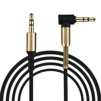 

2019 Audio Cable Gold Plating 3.5mm Male to Male Car Aux Auxiliary Jack Stereo Audio Cable for Phone MP3