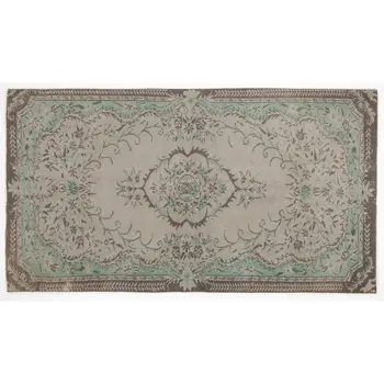 

Handmade Beige Vintage English English Area Rug 146x260 Cm-4'9''X8'6''