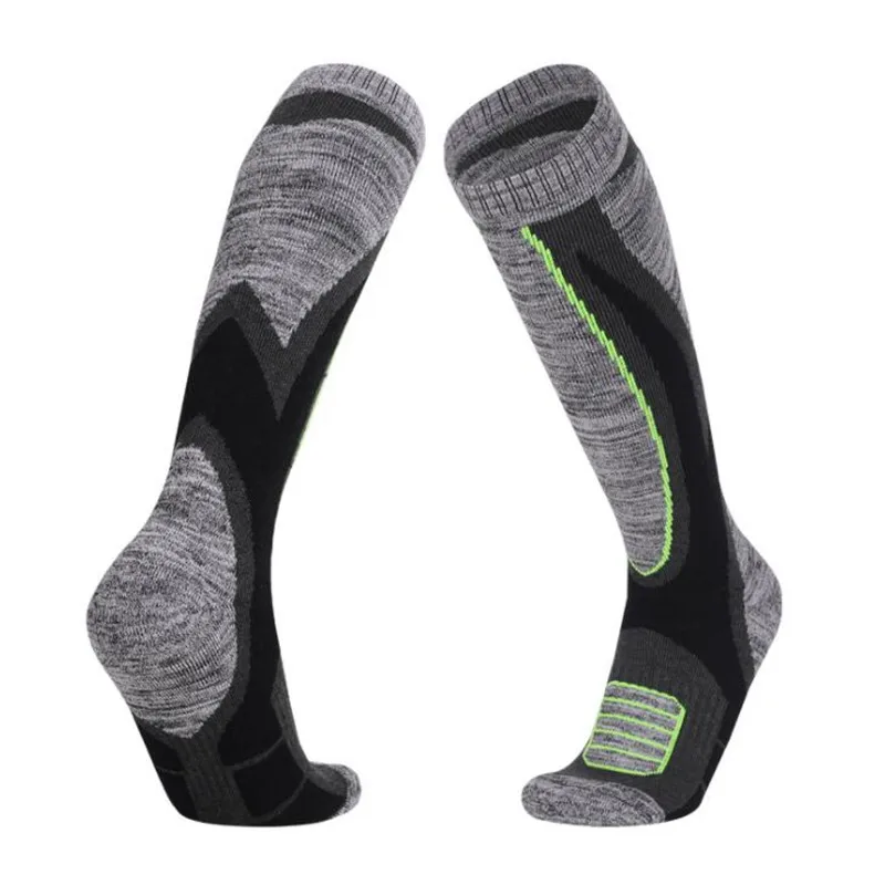 

Winter Cotton Men Ski Socks Outdoor Sports Warm Snowboard Hiking Thermosocks Towel Bottom Long Tube Thermal Socks