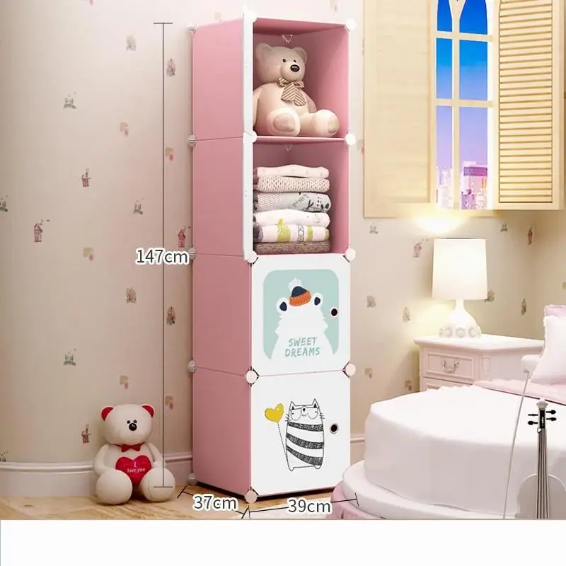 MODEL E Meble комод для Szafa Meuble Range Armario Armazenamento Penderie шкаф Mueble De Dormitorio мебель для спальни шкаф - Цвет: MODEL E
