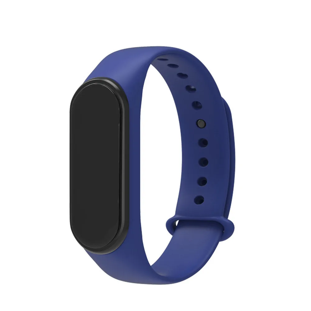 Blue Смарт-браслет M4, фитнес-браслет, фитнес-трекер, здоровье, пульс, кровяное давление, Bluetooth, спортивный браслет, smartband - Цвет: Blue