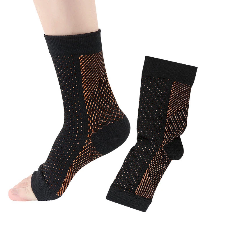 1 Pair Ankle Brace Sock Compression Socks Ankle Support Pain Relief Socks Foot Anti-Fatigue Compression Sport Running Yoga Socks