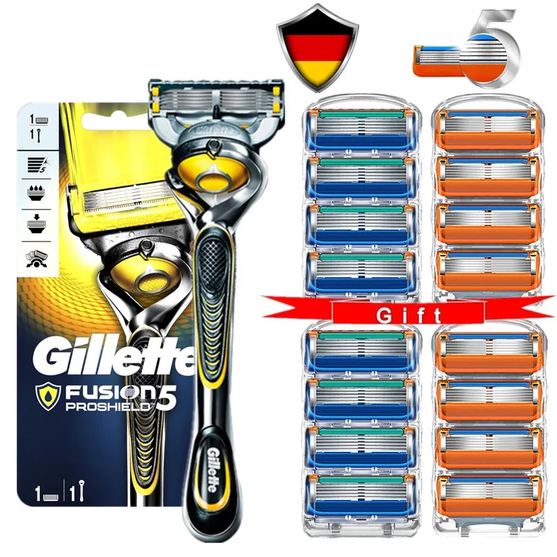 

Gillette Fusion Proshield Straight Razor Men Manual Shaver Razors Machine for Shaving Blade Cassettes Replacebale Blade Razors