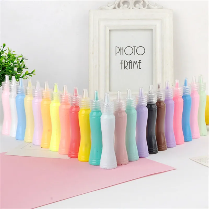 

15ML Simulation Cream Glue Plasticine Slime Fluffy Polymer Clay Charms DIY Creative Putty Craft Decoration Material Rainbow Toys