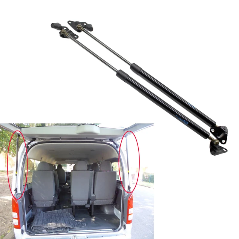 1 paire Auto Tailgate Boot Lift Support Gas Struts Spring for Toyota Hiace low Roof Van 2005 66 cm up Left&Right Damper