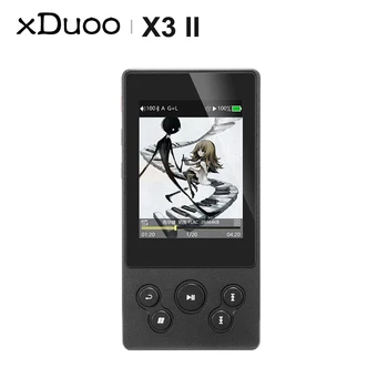 

XDuoo X3 II AK4490 Portable HD Lossless Bluetooth Music Player OPA1652+LMH6643 USB DAC DSD128 MP3/FLAC Hiby Link In-line Control