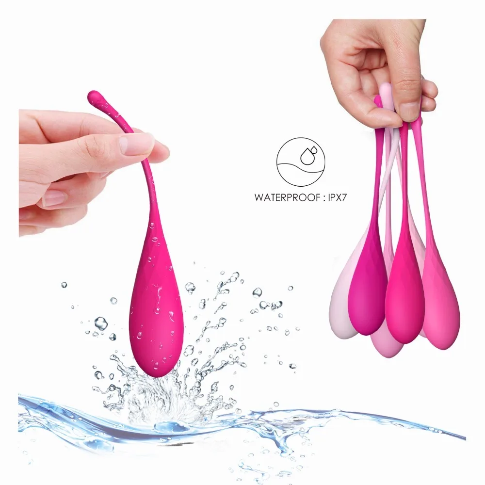 Smart Kegel Ball Vaginal Dumbbells Kegel Ben Wa Ball Vibrator Egg Vaginal Training Exercise Sex Toys for Women Products 6pcs/set