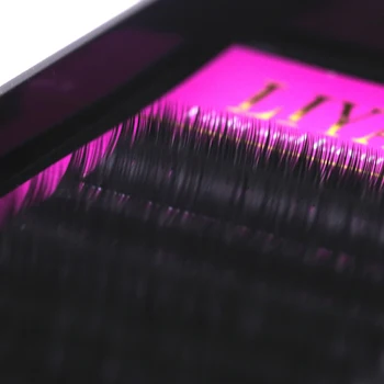 

12 Rows Ellipse Flat Eye Lashes Extension All Size Volume Individual False Eyelashes Mink Natural Eyelashes 8-15mm