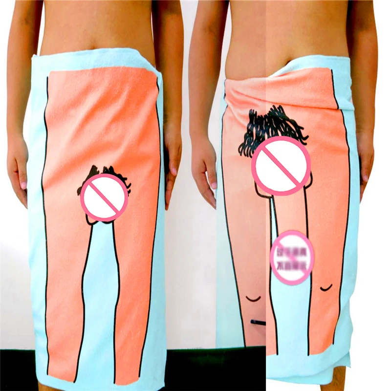 Penis Beach Towels Sexy Man Wome Bath Towel Cartoon Dick Willy Funny Printing Blanket Bathroom Outdoor Travel Sport Streaking