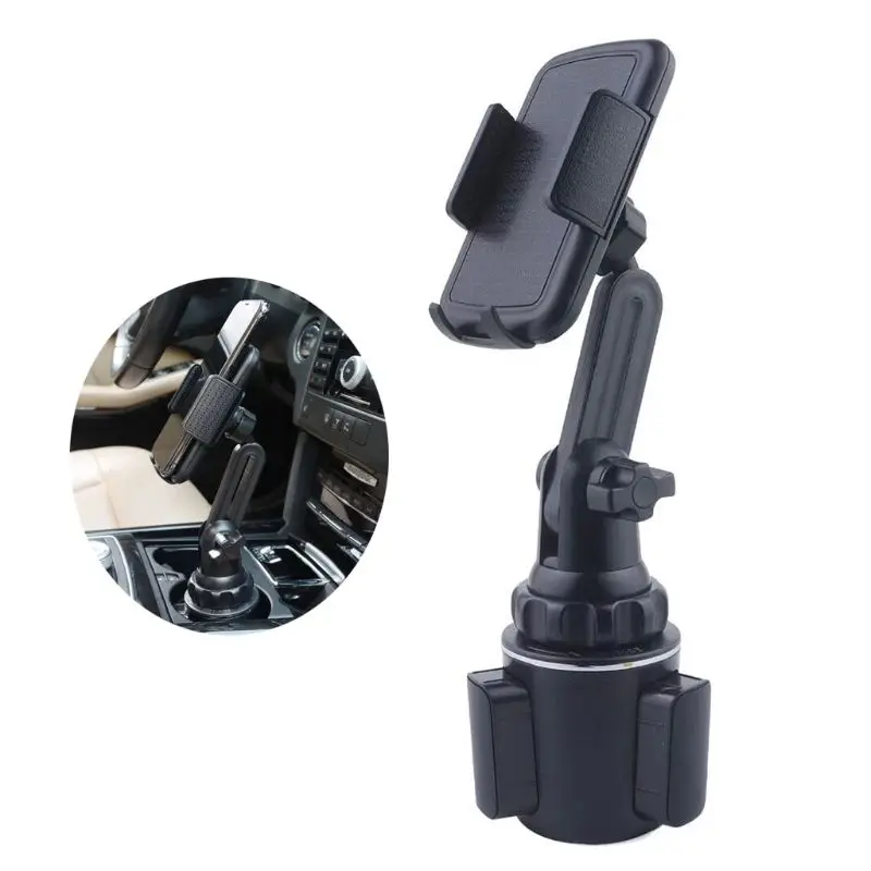 

Car Cup Holder Phone Mount Adjustable Angle Neck Holder for 3.5"-6.5" Cellphone
