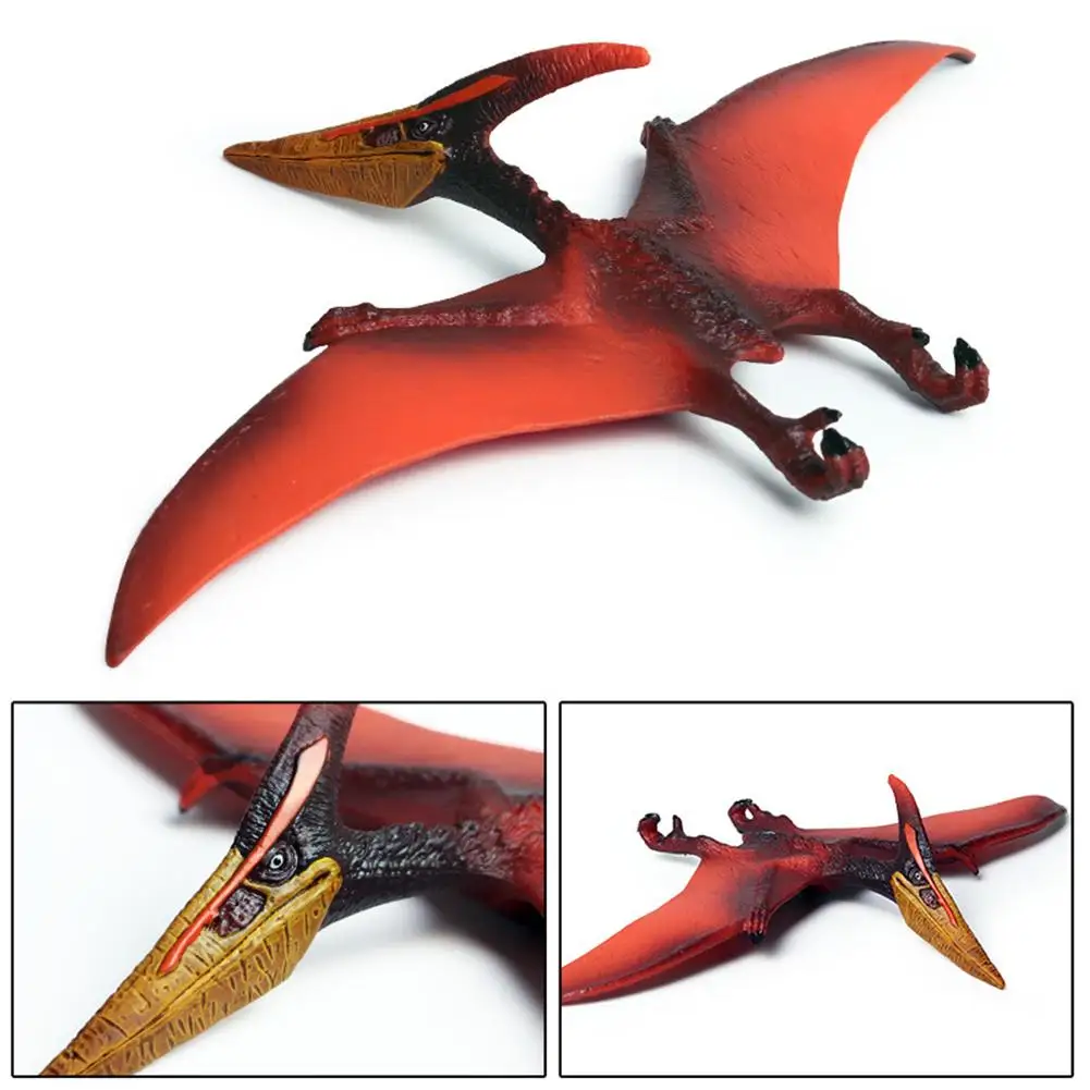 Новинка птеранодон Динозавры юрского периода Pteranodontidae ПВХ Модель Фигурки игрушки для детей подарок закрытый рот 23,5 см Pteranodon