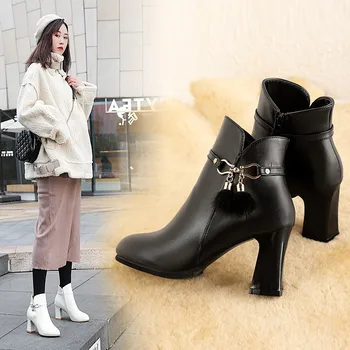 

Wild brand designer spring and autumn boots autumn women's shoes high heels comfortable daily outdoor trend women's boots