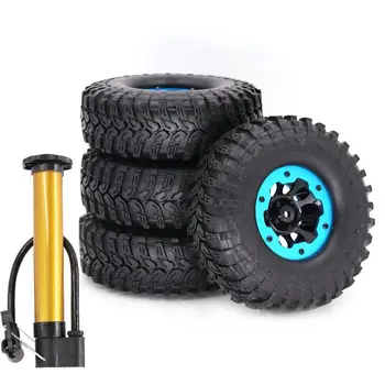 

1/10 Remote Control Car Big Buggy Off-road Vehicle Inflatable Rubber Tire 1.9 Inch Stainless Steel Wheels with inflatable tube