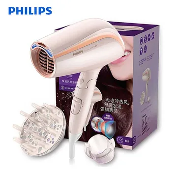 

PHILIPS BHC202 Hair Dryer Negative Ion with Constant Temperature High Power Machine Foldable Support Hot and Cold Wind