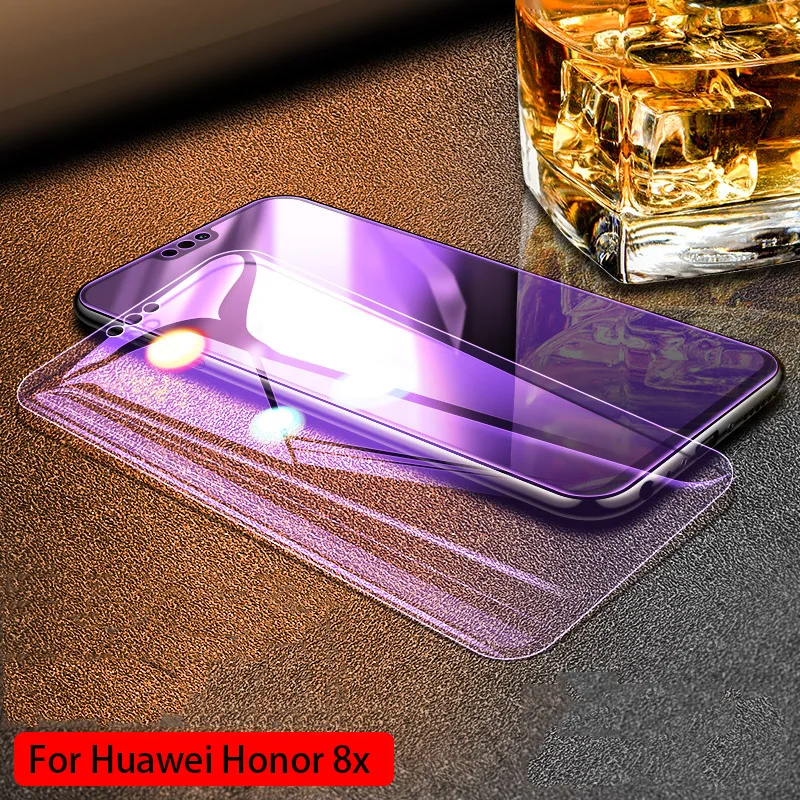 Защитное стекло для huawei Honor 8X Max 8C 8S 8A из закаленного стекла с защитой от синего и фиолетового цвета, светильник для Honor 9X Pro 8X Max