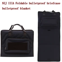 Folded Shield Bulletproof Briefcase Ballistic Body Armor Safe Bag Nij Iiia Plate Insert Portfolio Tactical Concealed Briefcase