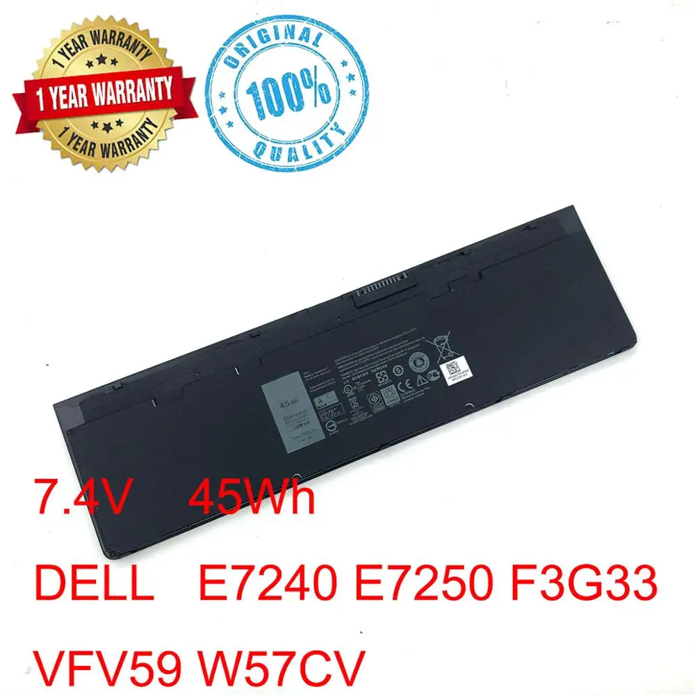 Оригинальный Аккумулятор 7 4 V 45WH WD52H для ноутбука DELL Latitude E7240 E7250 KWFFN J31N7 0W57CV GVD76 VFV59 |
