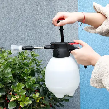

Gardening Tools Lightweight Hand-held Pressure Sprayer White Push-type Watering Can Pressurized Household Bottle