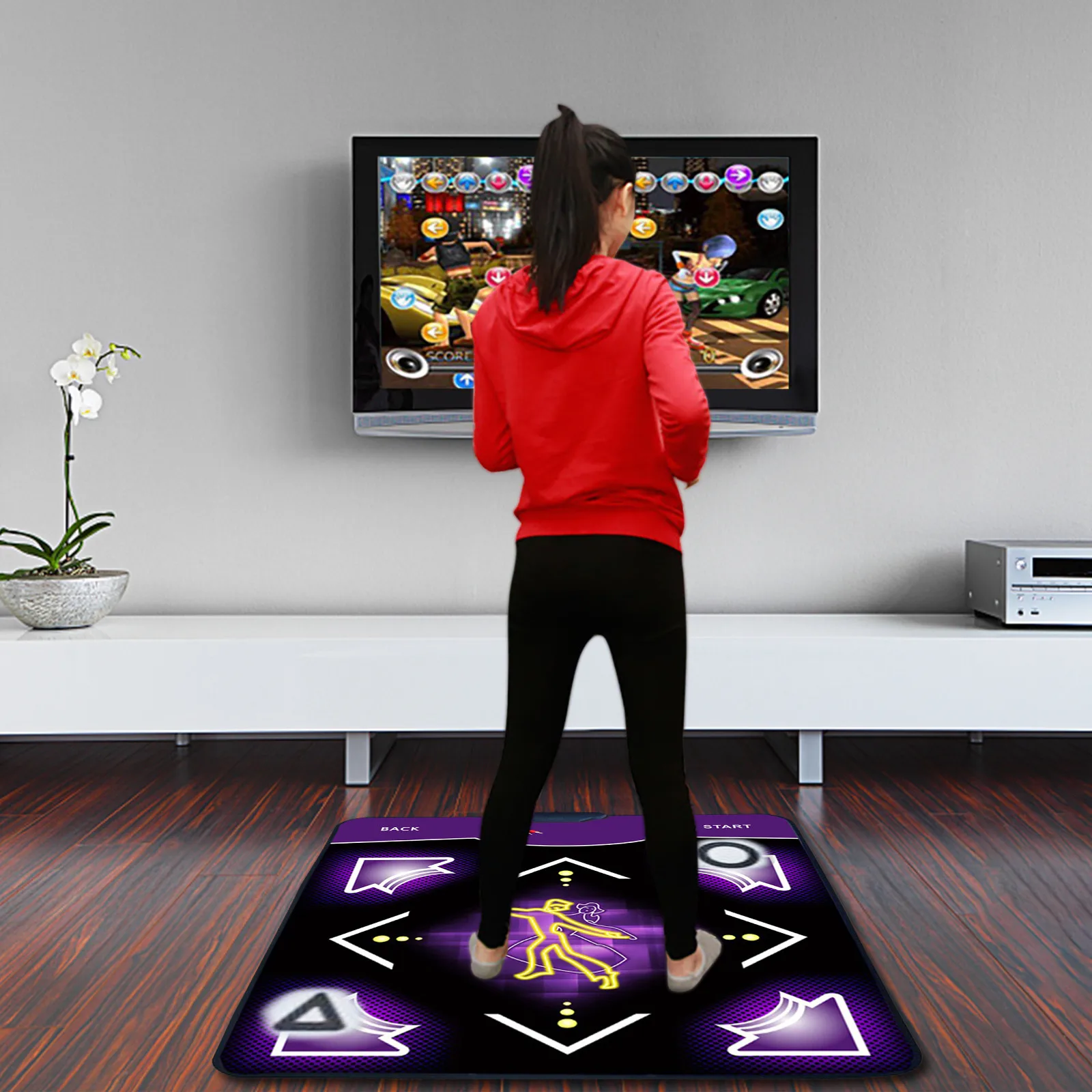 Single User Dance Mats Non-Slip Dancers Step yoga Pads Sense Game for PC Children Kids Doll Toys Girls Boys Birthday Gifts-0