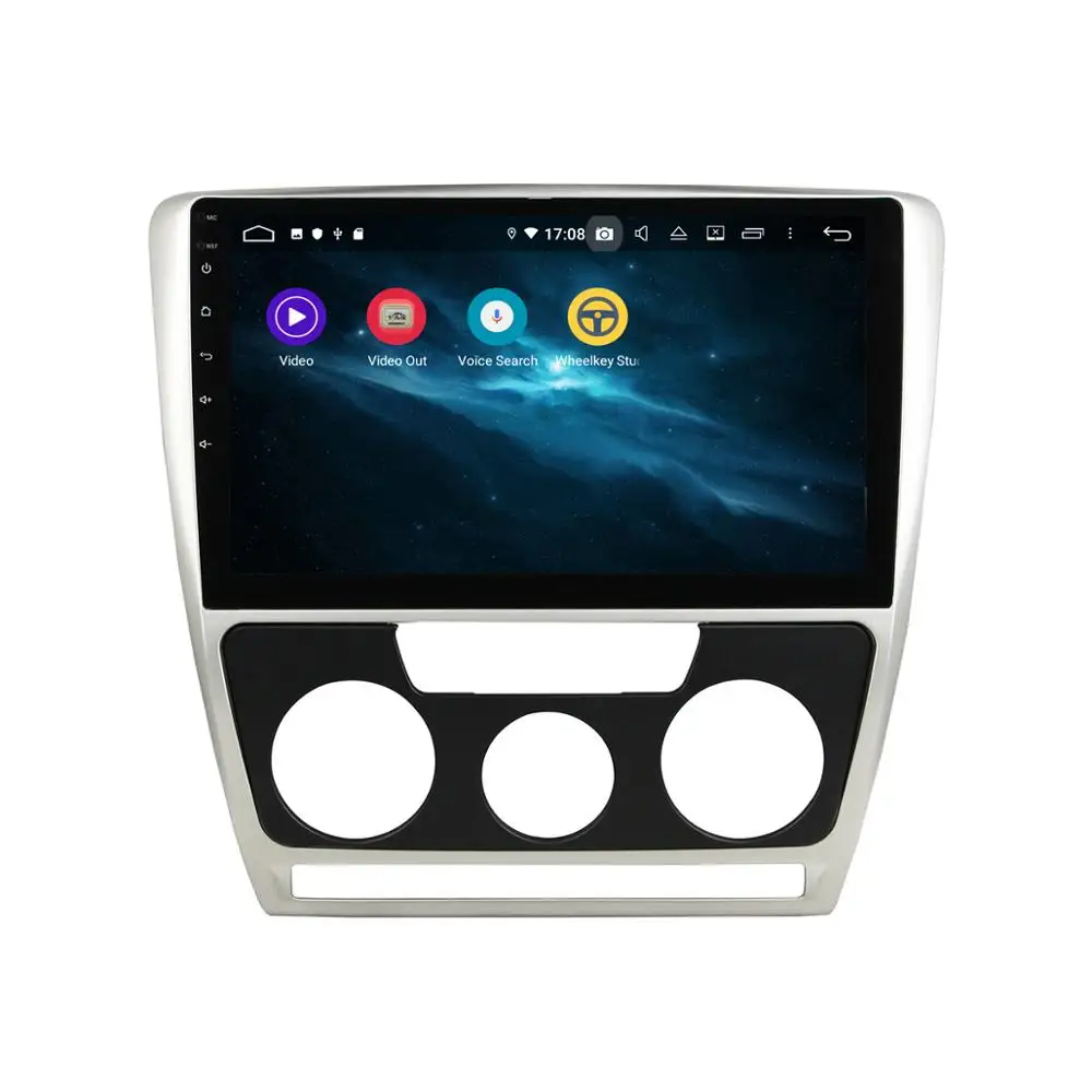 Android 9 с DSP для SKODA octiva 2012 на полный сенсорный автомобильный Радио Видео Плеер Мультимедиа gps навигационные аксессуары Sed
