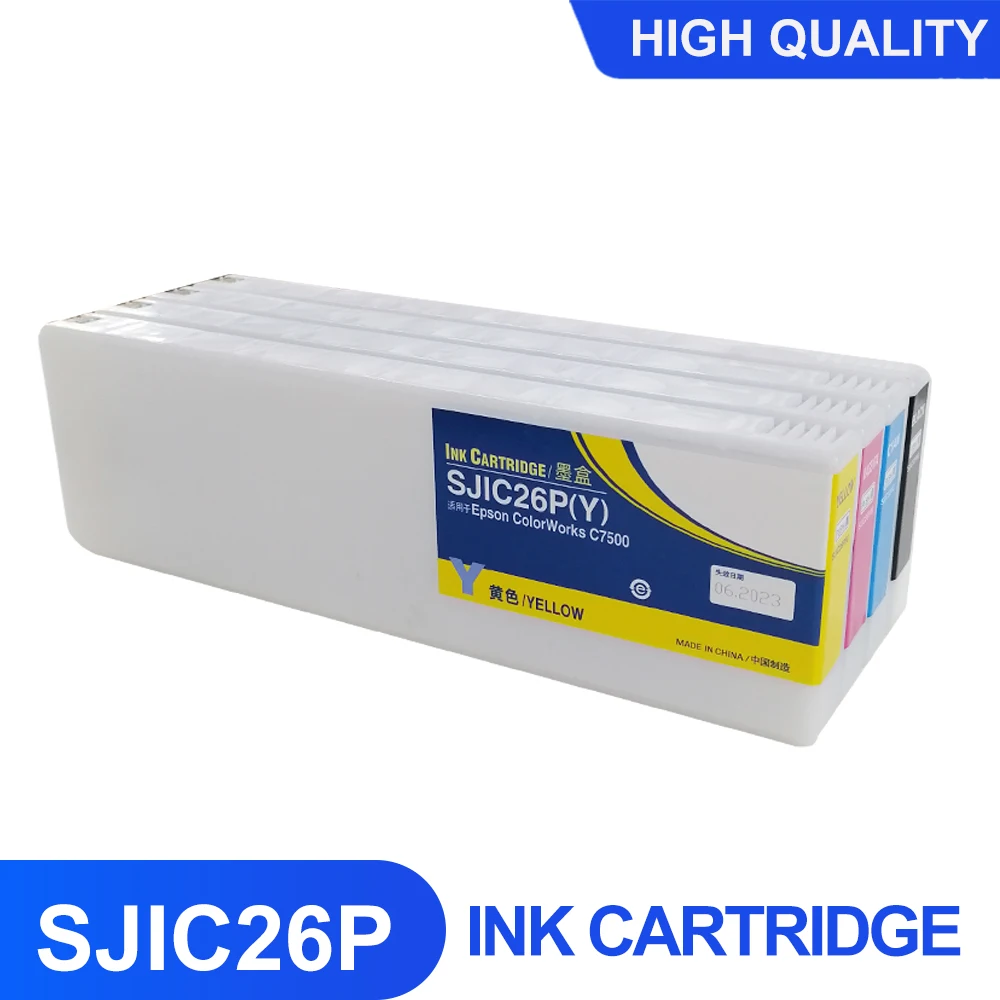 

KINGSUN SJIC26P compatible ink cartridge with 300ML pigment ink for Epson TM-C7500G/Colorworks C7500 printer with chip Europe