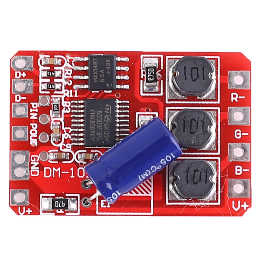 DC 12 V-24 V DMX512 декодер 3-канальный смарт-переключатель для 3 W-18 W 5050 RGB светодиодный свет