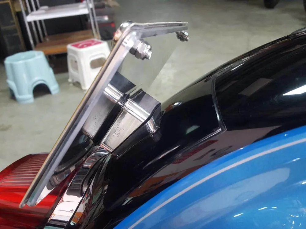 Мотоцикл хромированный Laydown наклон номерной знак рамка крепление для Harley Sportster Dyna