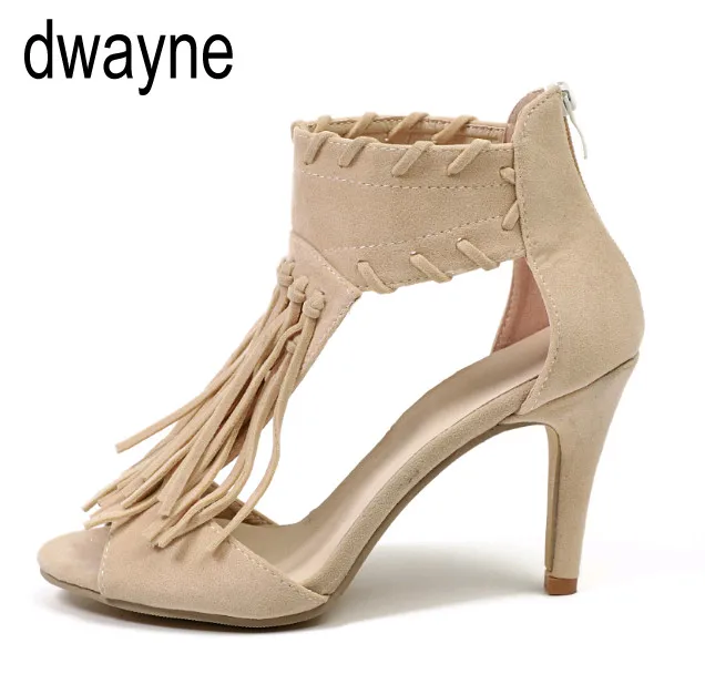 Летние новые уличные сандалии Suzhou с открытым носком на высоком каблуке туфли