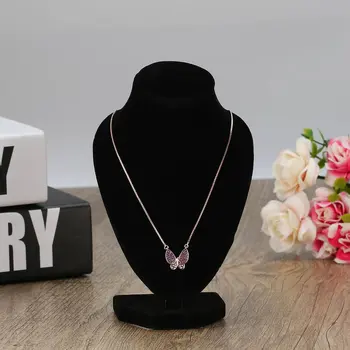 

Mannequin Necklace Jewelry Pendant Display Stand Holder Show Decorate Jewelry Display Shelf