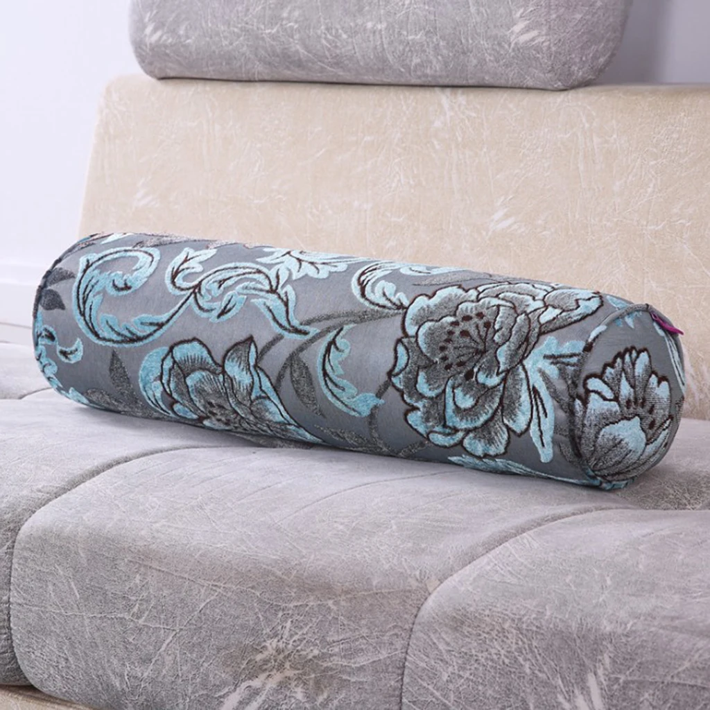 Memory Foam Neck Roll Pillow Cervical Bolster Round Neck Spine Lumbar Support Cushion for Office Workers, Pregnancy Women