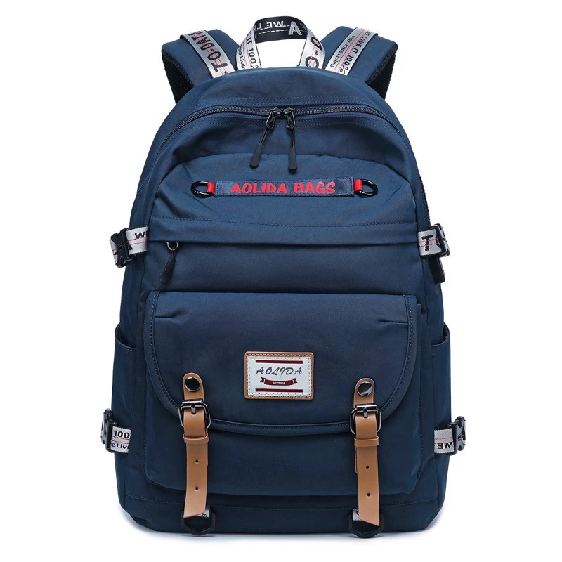 Dark Blue Для девочек школьные рюкзаки для детей школьные портфели Колледж красный рюкзак Mochila школьная книга сумки для детей свободного кроя в Tassen - Цвет: Dark Blue