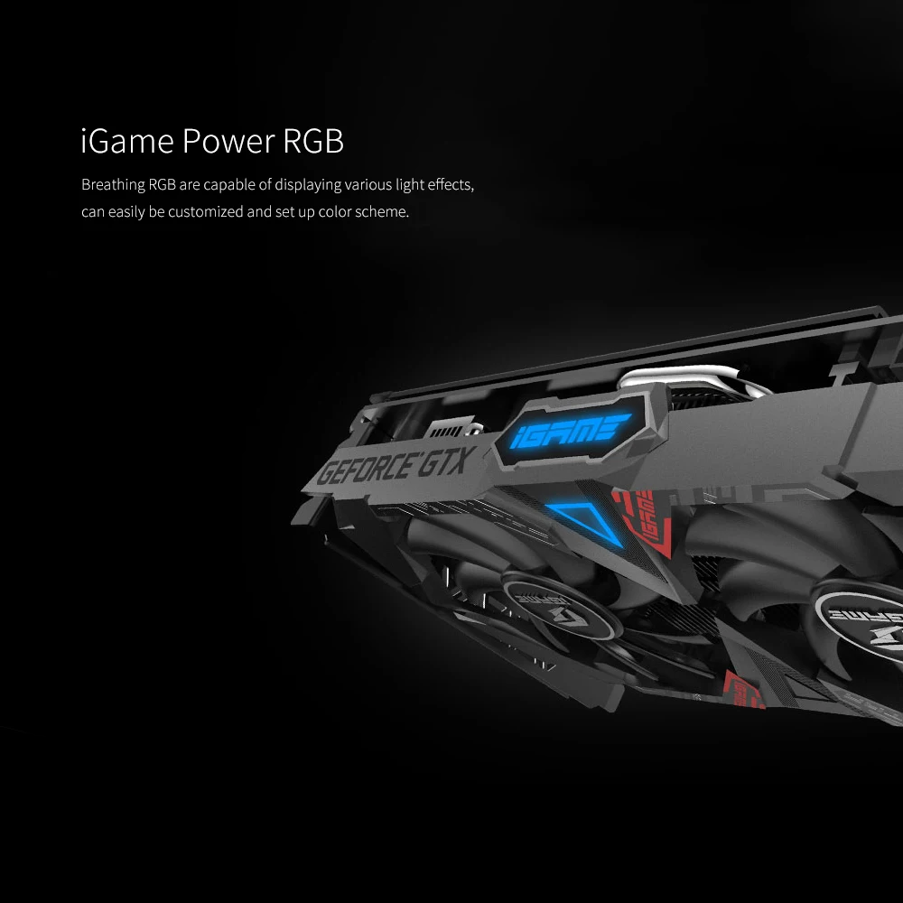 Красочная игровая видеокарта GeForce GTX 1650 Ultra HD 4G графическая ...