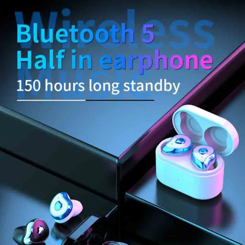 Bluetooth 5,0 наушники SE-6 TWS Беспроводная Спортивная гарнитура водонепроницаемые стерео наушники с зарядным устройством для iPhone samsung Galaxy
