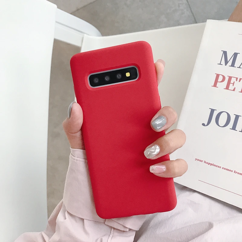 Популярный жидкий силиконовый чехол для samsung Galaxy S10 Plus S10E S10 5G чехол, мягкий силиконовый чехол для телефона - Цвет: Camine