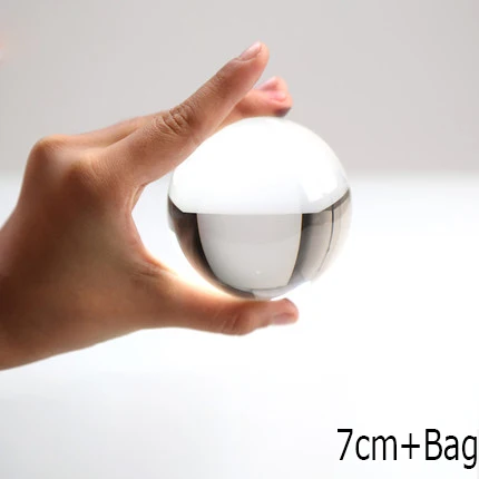 7cm 10 см Прозрачные Cyrstal Lensball фотографии украшения акробатика Ремесло Декор фэн шуй декоративный шар креативный подарок на день рождения - Цвет: 7cm