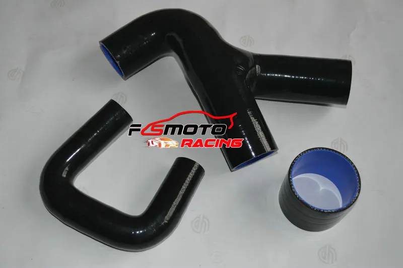 Черный Силиконовый турбо-шланг интеркулера для Impreza GC8 EJ20 2,0 WRX 1999-2000 - Цвет: Черный