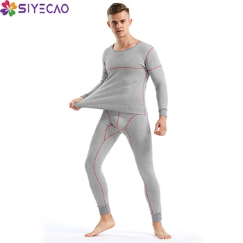 

Thermal Underwear For Men Male Thermo Clothing Thicken Long Johns Sets Thermal Tights Cotton Winter Long Compression Underwear