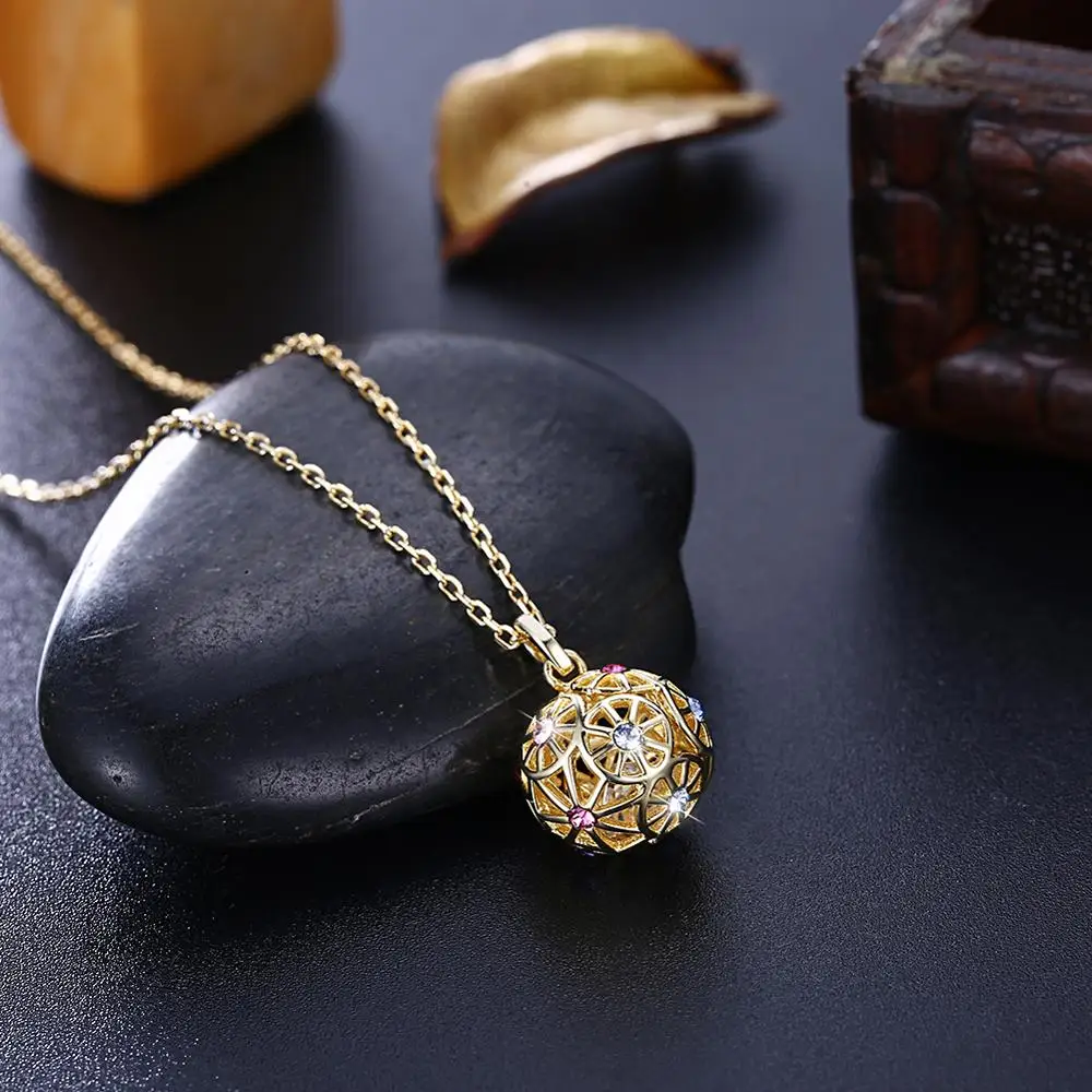 Женское колье-чокер с кристаллами Swarovski разноцветное LEKANI ювелирные изделия для