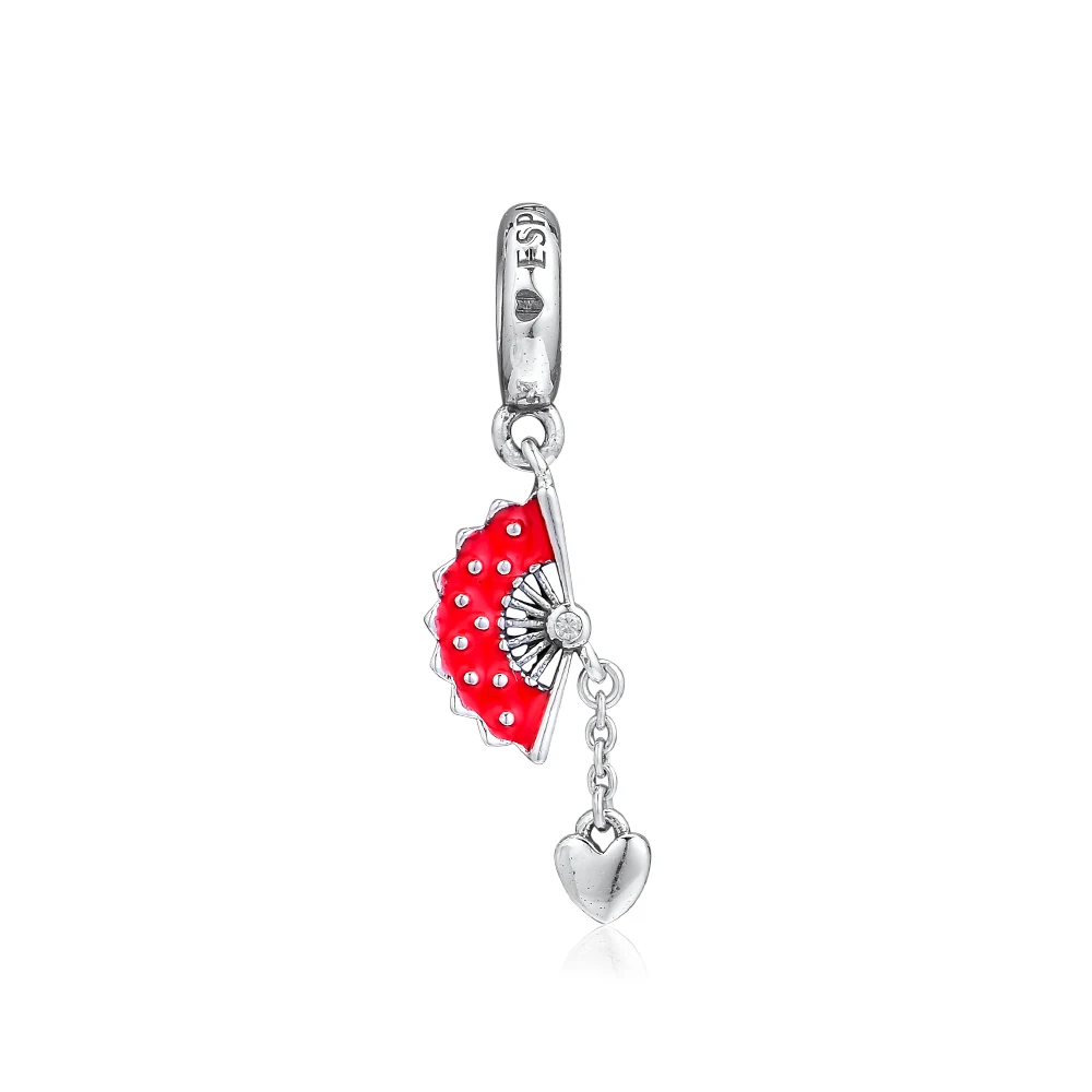 Genuine-925-Sterling-Silver-Spanish-Fan-Charm-Fits-for-Pandora-Bracelet-Beads-for-Jewelry-Making-Women