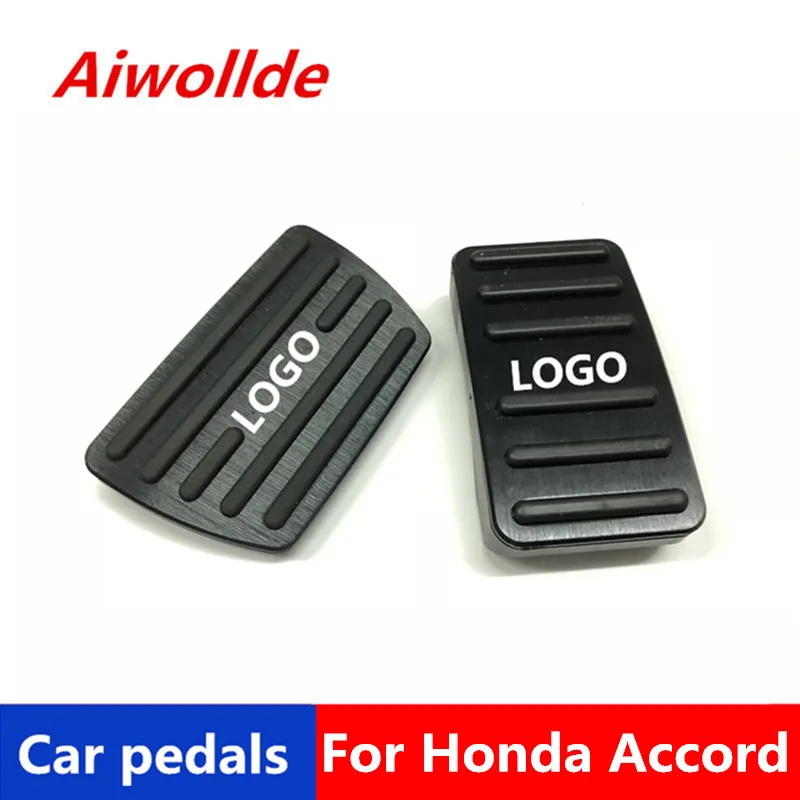 

Auto Accessories Aluminium car pedals For Honda Accord 2018 2019 Accelerator Pedal Brake Pedal Footrest Pedal